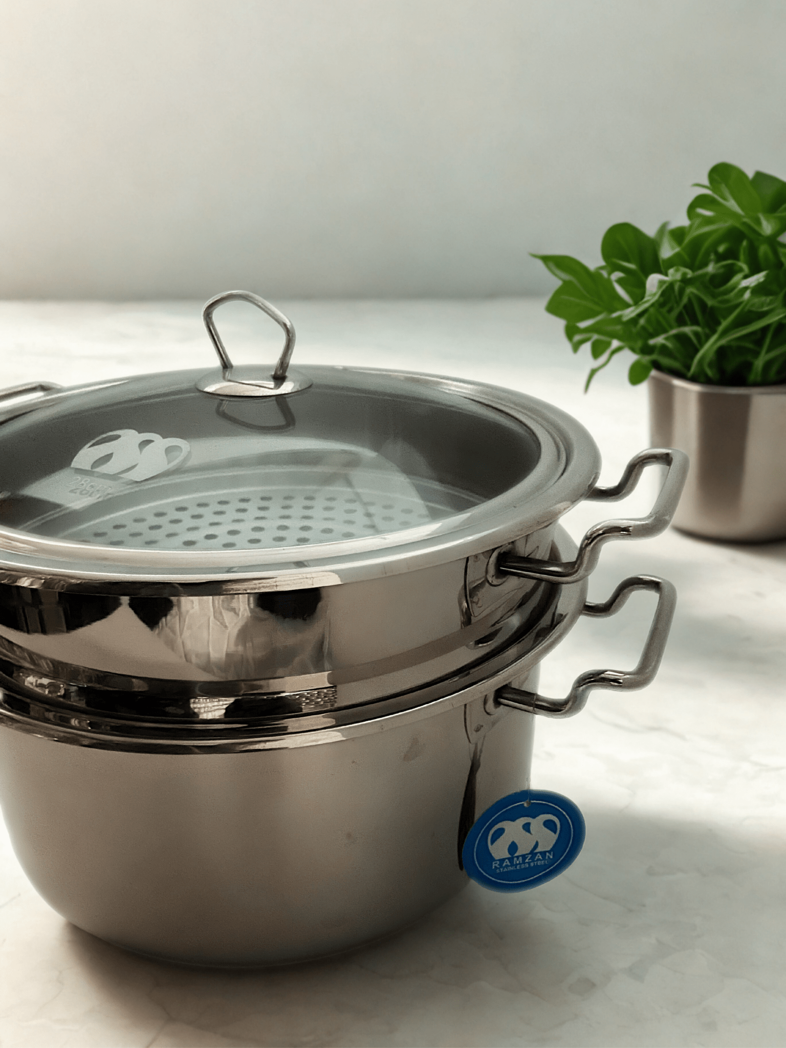 Stainless Steel Alpha Food Steamer