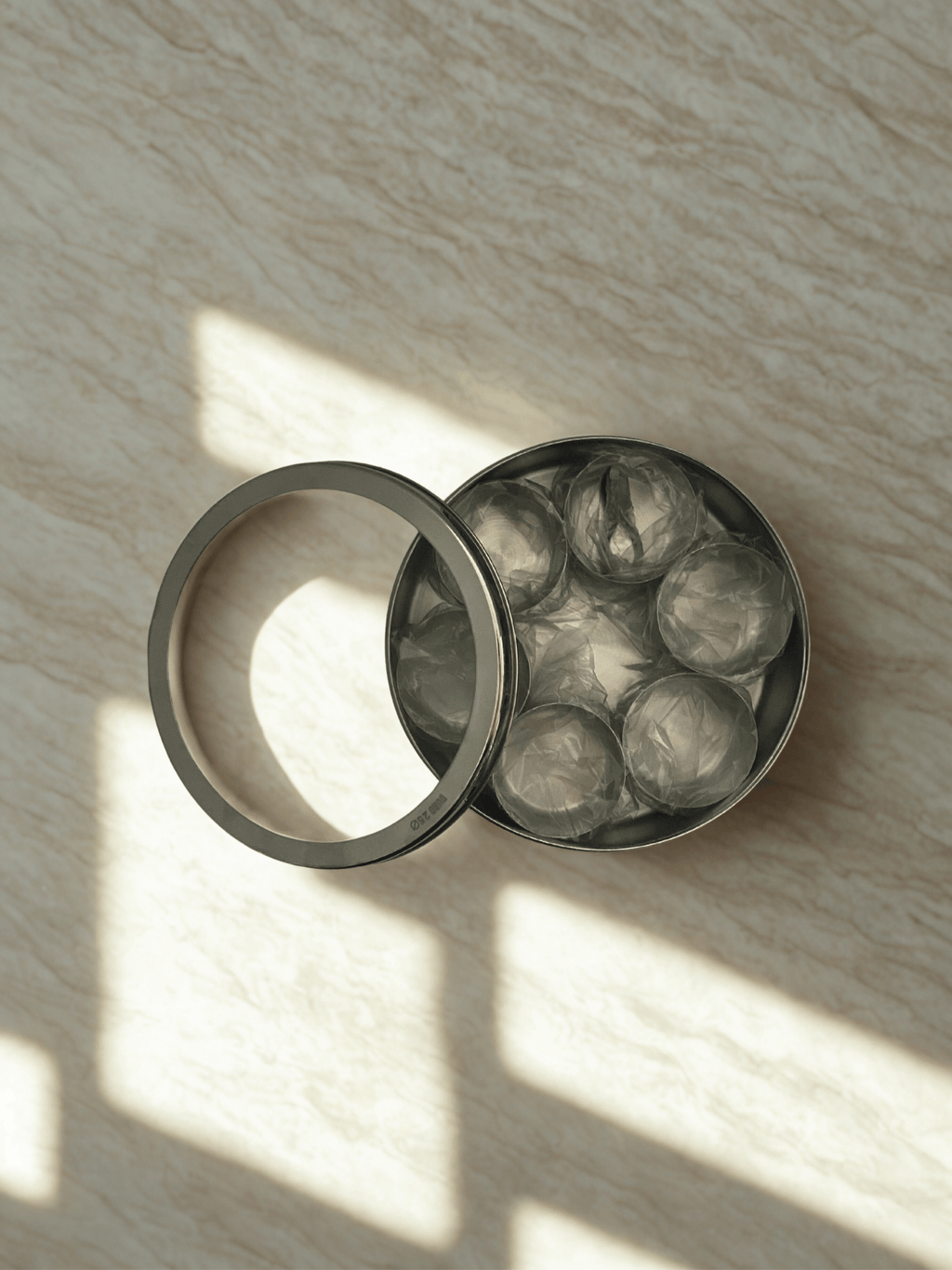 Stainless Steel Eastern DURO Glass Lid Spices or Dry fruits Box