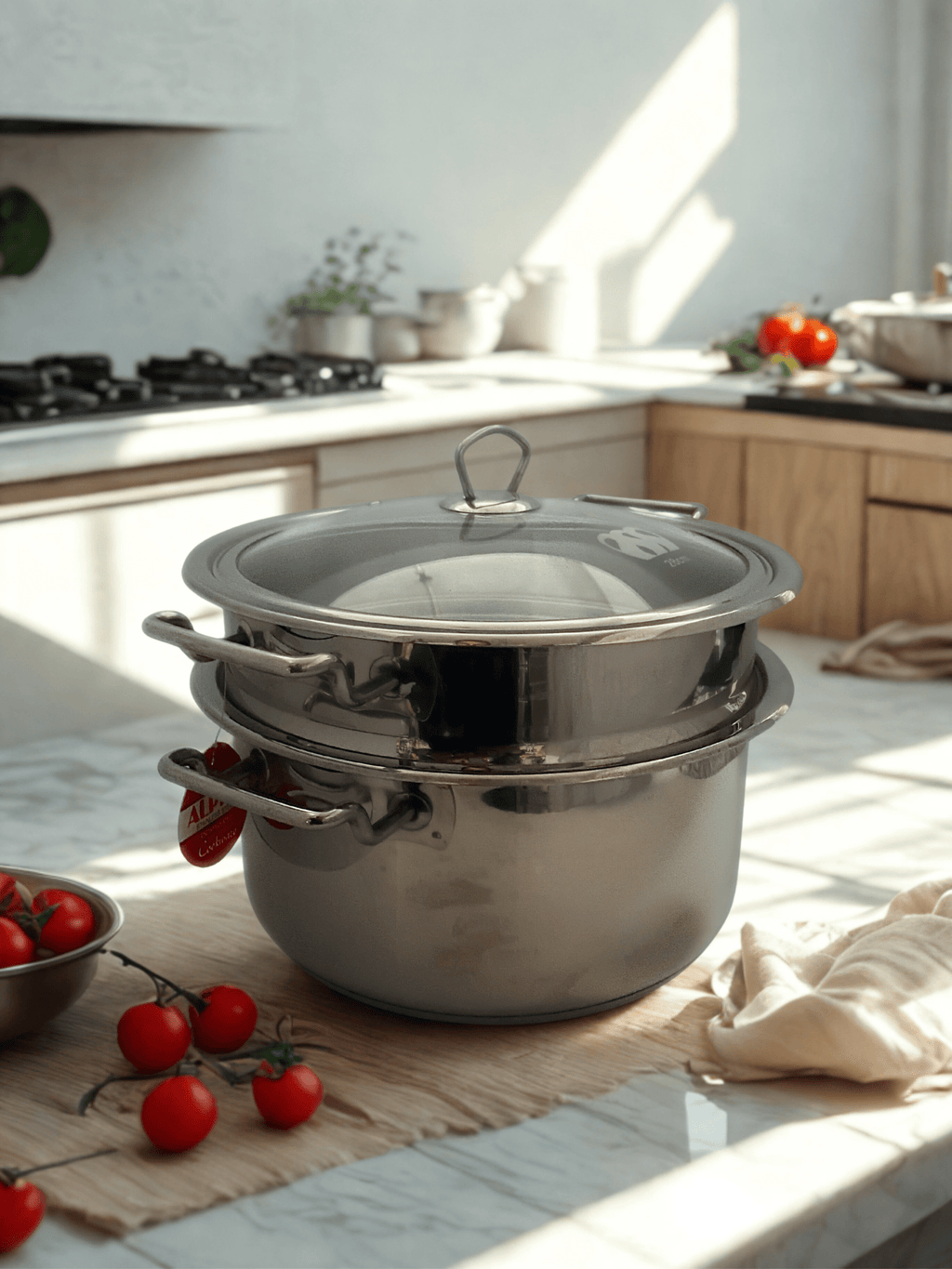 Stainless Steel Alpha Food Steamer