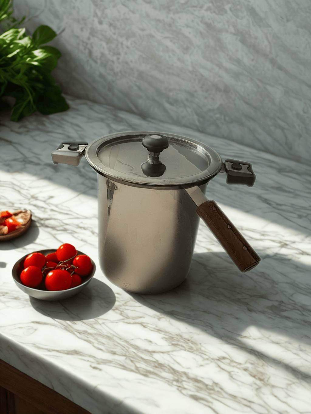 Stainless Steel Alpha Deep Pan with Steamer plate