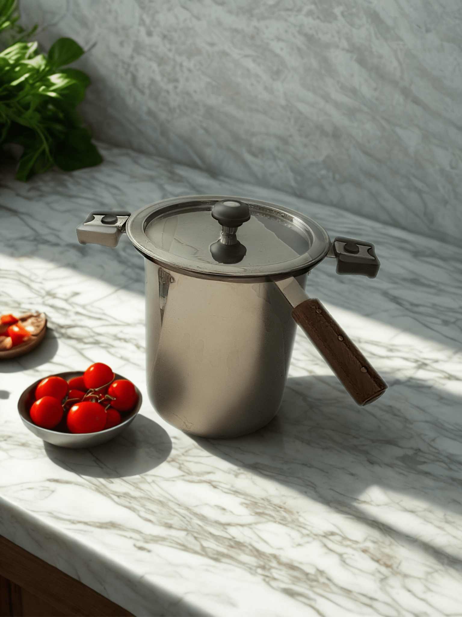 Stainless Steel Alpha Deep Pan with Steamer plate