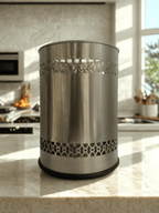 Stainless Steel Grand Fancy Dustbin/Basket