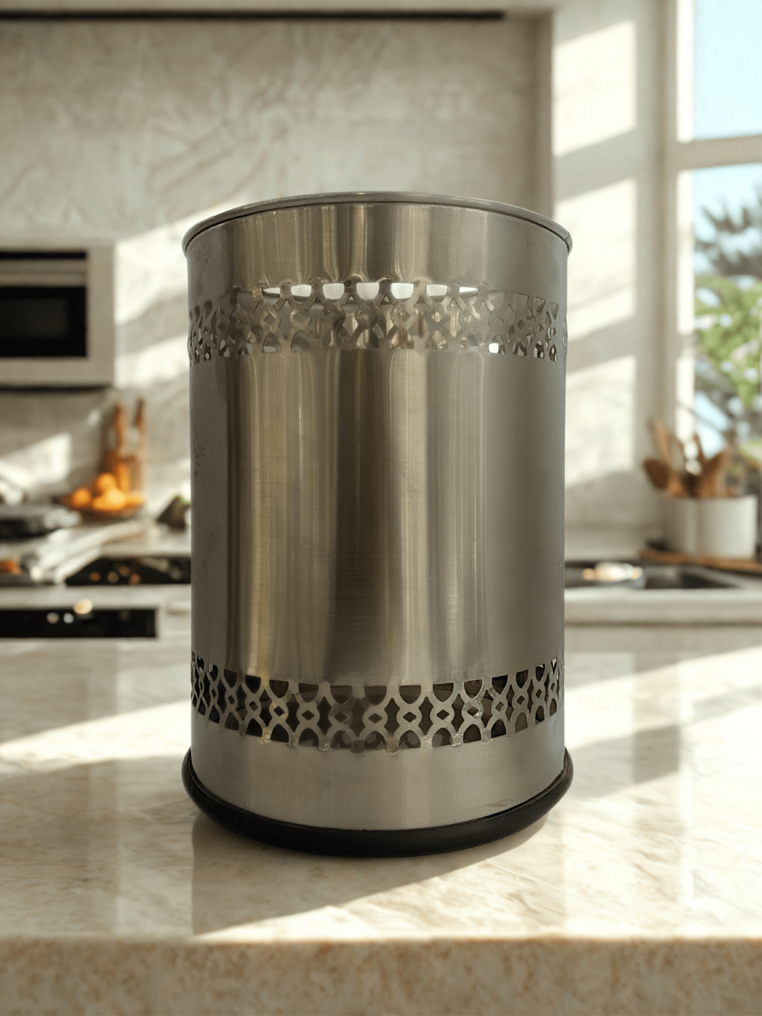 Stainless Steel Grand Fancy Dustbin/Basket
